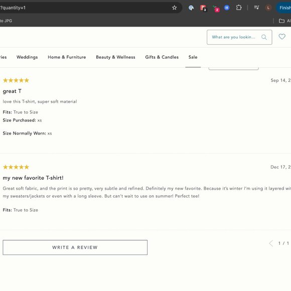 NWT ANTHROPOLOGIE White Sonoma County Graphic T-Shirt - Picture 8 of 8